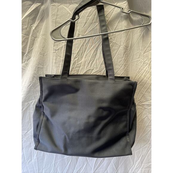 Disney Gallery Mickey Mouse Logo Shoulder Bag Gray‎ Embroidered Tote - Picture 2 of 7